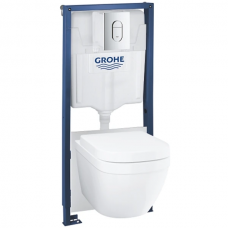 Комплект инсталляции с подвесным унитазом GROHE Solido с сиденьем и кнопкой 39536000